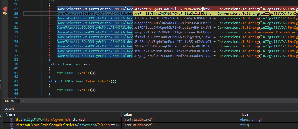 Stepping over instructions alt text