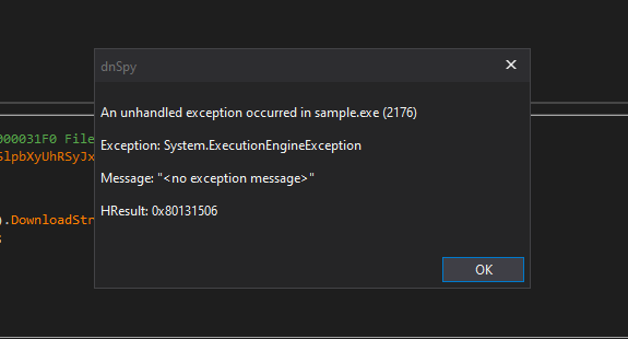 Program fails alt text
